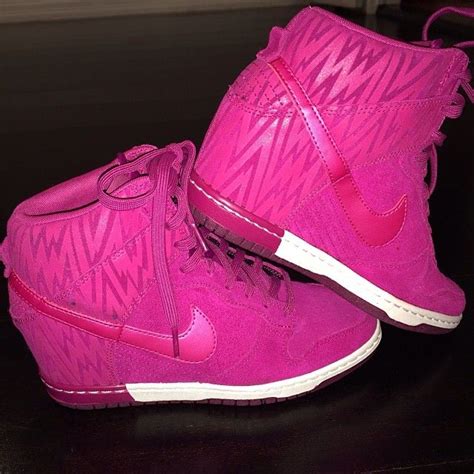 pink nike dunk sky hi print|nike dunk color shoes.